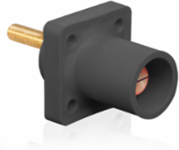 Male Receptacle 90-Degree, 400 Amp, #2 - 4/0 AWG, 1.5 Inch Threaded Stud Termination