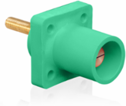 Male Receptacle 90-Degree, 400 Amp, #2 - 4/0 AWG, 1.5 Inch Threaded Stud Termination