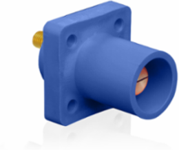 Male Receptacle, 90-Degree, 400 Amp, #2 - 4/0 AWG, Threaded Stud