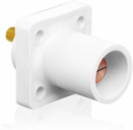 90-Degree Male Receptacle, 400 Amp, #2-4/0 AWG, 3/4 Inch Threaded Stud Termination