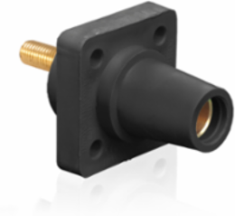Female Receptacle, 90-Degree, 400 Amp Max, #2-4/0 AWG, 1.125 Inch Stud Length
