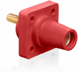 Female Receptacle, 90-Degree, 1.125 Inch Stud, 400 Amp, Cable Range #2 - 4/0 AWG