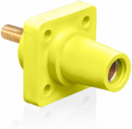 90-Degree Female Receptacle, #2-4/0 AWG, 1.125 Inch Stud, 400 Amp Max