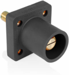 Male Receptacle 90 Degree, 400 Amp, #2 - 4/0 AWG, 1.125 Inch Stud