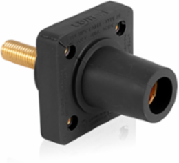 Female Receptacle 90-Degree, 2-4/0 AWG, 400 Amp, 1.125 Inch Stud Termination
