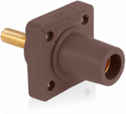 90-Degree Female Receptacle, 1.125 Inch Stud, 400 Amp, #2-4/0 AWG