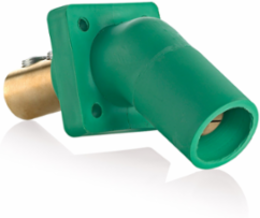 45-Degree Male Receptacle, 2/0 - 4/0 AWG, 400 Amp, Double Set Screw Termination