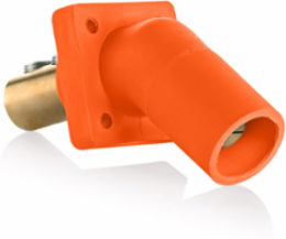 Male Receptacle 2/0 - 4/0 AWG, 400 Amp, Double Set Screw Termination