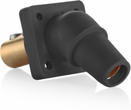 Female Receptacle, 45-Degree, 2/0-4/0 AWG, 400 Amp Max, NEMA Type 3R
