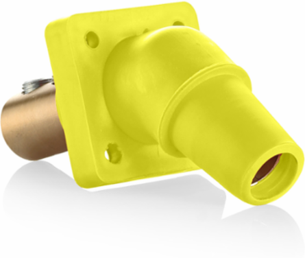 Female Receptacle 45 Degree 400 Amp 600 Volt 2/0-4/0 AWG Double Set Screw
