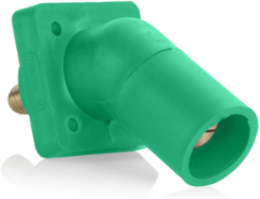 Male Receptacle, 45-Degree, #2 - 4/0 AWG, 400 Amp Max, 3/4 Inch Threaded Stud
