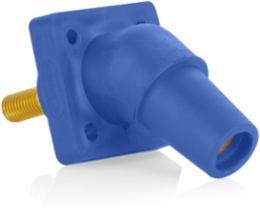 Female Panel Mount Receptacle, 400 Amp, 600 Volt, 45 Degree, #2-4/0 AWG
