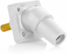 Female Panel Mount Receptacle, 45-Degree, 400 Amp, 600 Volt, #2-4/0 AWG