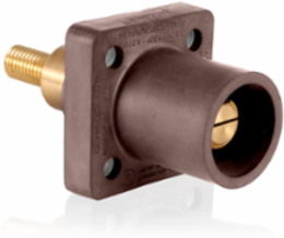 Male Receptacle, 90-Degree, 400 Amp, #2 - 4/0 AWG, 600 Volt, NEMA 3R