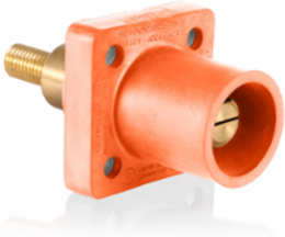 Male Receptacle, 90-Degree, #2 - 4/0 AWG, 400 Amp, 600V