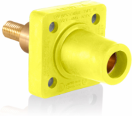 Female Receptacle, #2 - 4/0 AWG, 0.75 Inch Extended Shoulder, 1.25 Inch Threaded Stud, 600V, 400 Amp
