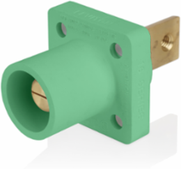 16 Series Male Receptacle, 90-Degree, #2-4/0 AWG, Double Hole Bus Bar