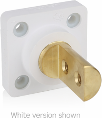16 Series Male Receptacle, 90-Degree, #2-4/0 AWG, Double Hole Bus Bar