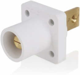 16 Series Male Receptacle, 90-Degree, #2-4/0 AWG, Double Hole Bus Bar
