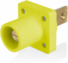 16 Series Male Receptacle, 90-Degree, #2-4/0 AWG, Double Hole Bus Bar