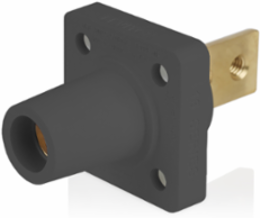 16 Series Female Receptacle, 90-Degree, #2-4/0 AWG, Double Hole Bus Bar