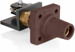 Female Connector 2-4/0 AWG Threaded Stud, 400 Amp, NEMA 3R, Brown