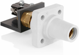 Female Connector #2-4/0 AWG Threaded Stud, 400 Amp Max, NEMA Type 3R, White
