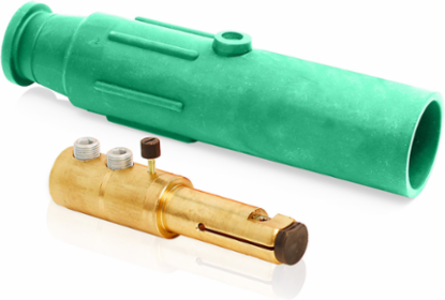 Male Plug 600 Amp, 600 Volt, 350-500 MCM, Double Set Screw Termination