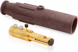 17 Series Male Plug, 350-500 MCM, Double Set Screw Termination