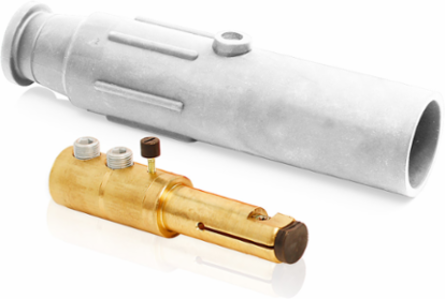 17 Series Male Plug, 350-500 MCM, Double Set Screw Termination