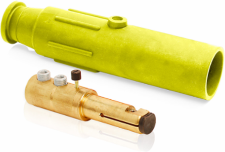 17 Series Male Plug, 350-500 MCM, Double Set Screw Termination