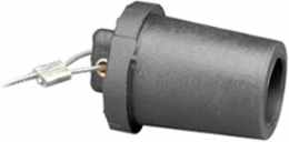 Male Cap Connector NEMA 3R Rated for Outdoor Use, Black