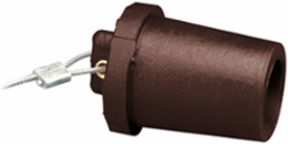 Male Cap NEMA 3R Rated for 23 Series Panel Mount Receptacles, Brown