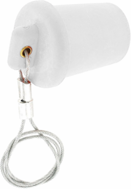 Male Cap for 23 Series Panel Mount Receptacles, Blue, RoHS Compliant