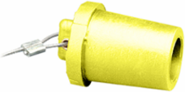 Male Cap Connector for 23 Series Panel Mount Receptacles, Yellow