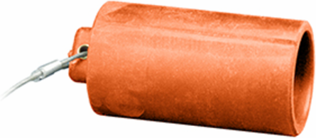 Female Cap, Orange, Shatterproof High Durometer Thermoplastic, NEMA 3R Rated