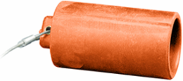 Female Cap, Orange, Shatterproof High Durometer Thermoplastic, NEMA 3R Rated