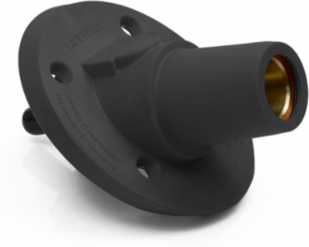 Female Panel Mount Receptacle, 600 Amp, 600 Volt, 250-500 MCM Cable Range