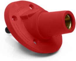 Female Panel Mount Receptacle, 600 Amp, 30 Degree, 250-500 MCM Cable Range