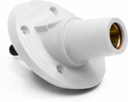 Female Panel Mount Receptacle, 600 Amp, 600 Volt, 30-Degree, 250-500 MCM