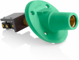 Female Panel Mount Receptacle, 30-Degree, 600 Amp, 600 Volt, 250-500 MCM