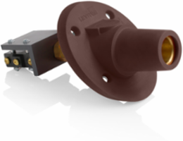 Female Panel Mount Receptacle 30-Degree, 600 Amp, 600 Volt, 250-500 MCM