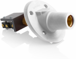 Female Panel Mount Receptacle 30-Degree 600 Amp 250-500 MCM
