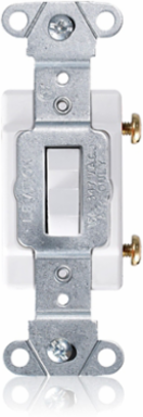Heavy-Duty Toggle Switch, 15 Amp, 347 Volt AC, Thermoplastic, UL/CSA Certified