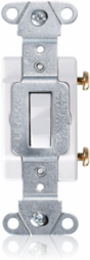 Heavy-Duty Toggle Switch, 15 Amp, 347 Volt AC, Thermoplastic, UL/CSA Certified