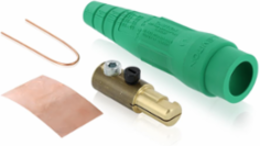 Male Plug, 2-2/0 AWG, 300 Amp, 600 Volt, Single Set Screw Termination