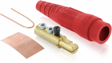 Male Plug, 300 Amp, #2 - 2/0 AWG, Double Set Screw Termination