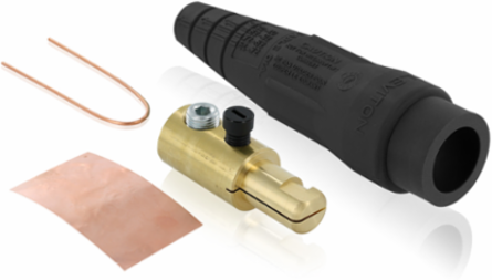 Male Plug 2/0-4/0 AWG, 400 Amp, Single Set Screw Termination