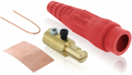 Male Plug, 1/0 - 4/0 AWG, 400 Amp, Single Set Screw Termination