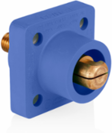 Male Panel Mount Receptacle 90-Degree 2-4/0 AWG 400 Amp 600 Volt